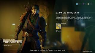 Destiny 2 | Got my Malfeasance finally! Drifter Dialogue
