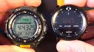 Suunto Core vs Casio Pathfinder Part 2
