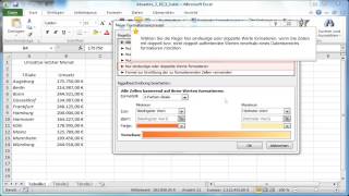 In Excel automatisch Farbe in Zellen einfügen