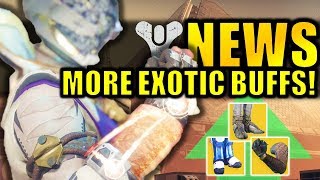 Destiny 2 News: MORE EXOTIC BUFFS! Next BIG Update!