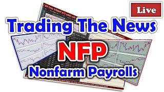 Live Forex Trading The News, US Nonfarm Payrolls (NFP), CAD Unemployment Rate.