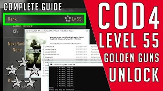 Call Of Duty 4: Modern Warfare level 55 unlock Save File Download 2019