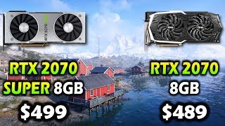 RTX 2070 SUPER vs RTX 2070 | 1080p 1440p 4K Benchmark
