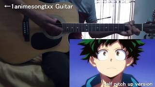 【Boku no Hero Academia】 Season 3 ED 2 [LONG HOPE PHILIA] guitar cover 【Acordes】
