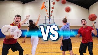 EPIC TRICK SHOT BATTLE [Insane Ending] | Brodie & Kelsey