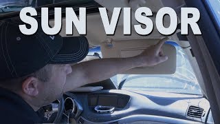 Sun Visor Replacement Removal - 2006 Subaru Tribeca