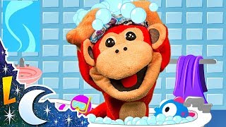 La Canción del Baño con El Mono Sílabo y Más Canciones Infantiles | 36 min de Lunacreciente