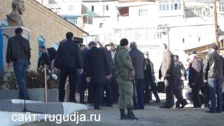 Возложение цветов Памятнику А. Д. Даниялова с. Ругуджа Гунибского района РД