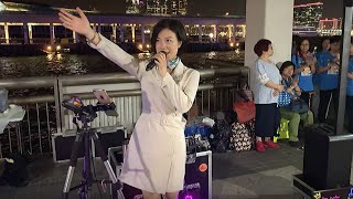 2019.10.29 中環10號碼頭街演 - 第3節 (小路, 天涯歌女, 我要對你說, 坐火車去拉薩) + 謝謝香港及海外朋友的PayPal支持, 香港旺角小龍女龍婷