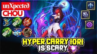 Hyper Carry Iori Is Scary [ unXpected Chou ] Mobile Legends