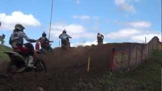 Unadilla 250 Moto 1 Zack Bell with the Lead