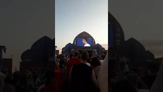 Фан зона Сочи 2018 Чемпионат мира по футболу. Россия Испания. Пенальти. Победа