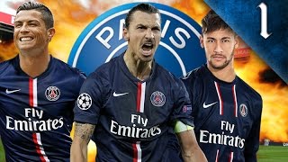 FIFA 16 - PSG CAREER MODE EP. 1 - CRISTIANO RONALDO, NEYMAR SIGN!