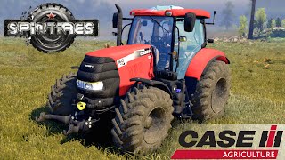 SPIN TIRES mod tractor Case Puma 160