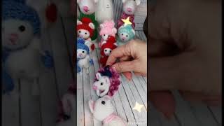 Мышонок крючком, крыса спицами, символ 2020 года своими руками. Ручная работа. Вязаные игрушки.