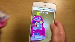 Démonstration de l'application Voiceye,  lecture de documents pour aveugles