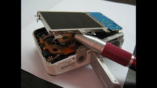 Разборка, ремонт фотоаппарата ( disassembly ) Canon PowerShot A480