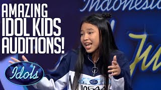 MOST POPULAR Indonesian Idol Junior Auditions! | Idols Global