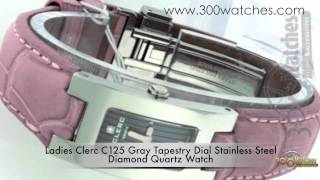 Ladies Clerc Gray Tapestry Watch