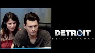 Bryan Dechart(Connor) и Amelia Rose(Traci) играют в Detroit
