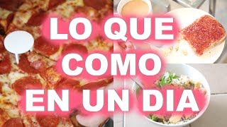LO QUE COMO EN UN DIA | PAJARITABELLA