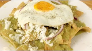 CHILAQUILES VERDES TRONADORES