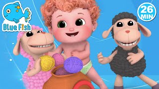 baa baa black makes a mess | baby songs & Rhymes - Blue Fish | 4K Videos