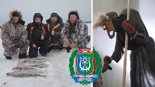 Щука клюет одна за одной. Зимняя рыбалка на жерлицы в Сибири.