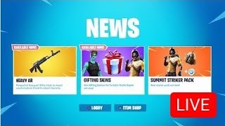 NEW FORTNITE UPDATE 6.22! - NEW GIFTING SKINS & FORTNITE HEAVY AR GAMEPLAY LIVE!