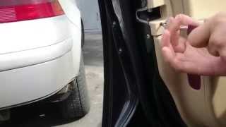 снятие обшивки двери mercedes w219 (CLS500)