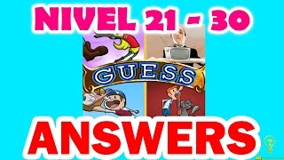 Illustration Guess - Pics Quiz Level 21 - 30 - All Answers - Walkthrough