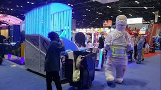 США. Индустрия развлечений. Один из лучших аттракционов IAAPA в Орландо. Zamperla