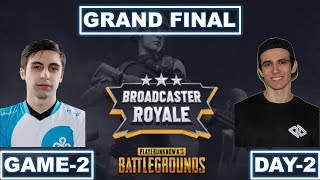 shroud & just9n | PUBG | Broadcaster Royale | Game-2 | Grand Final Day 2