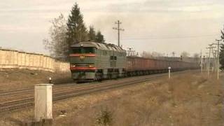 2ТЭ116-075 (Войсковицы) / 2TE116-075 (RZD, Voyskovitsy)