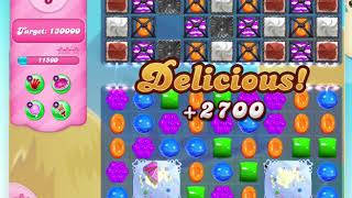 Candy Crush Saga Level 2885 solved - NO BOOSTERS !