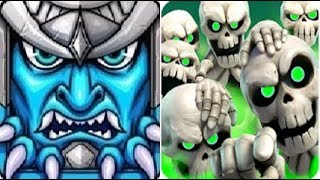 Endless Run Lost Temple vs Castle Crush Free Strategy Card Games