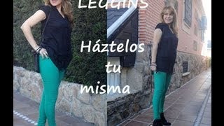 Como hacer unos leggins: (Patrón gratis) hazlo tu misma. Diy