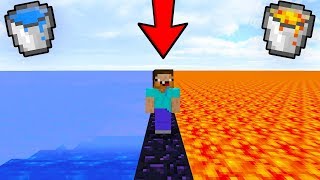 КАК ВЫЖИТЬ НУБУ В МИРЕ ЛАВЫ И ВОДЫ В МАЙНКРАФТ? КАК ВЫЖИТЬ В MINECRAFT? МУЛЬТИК