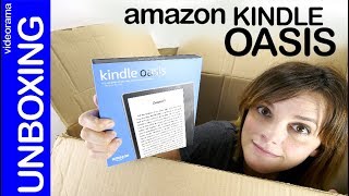 Amazon Oasis unboxing  preview -el eBook SUMERGIBLE a prueba-