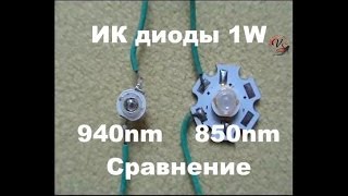 4-ИК подсветка 1Ватт(940nm  и  850nm) Камера CCD Sony Super HAD II. Сравнение в воде. Рыбалка