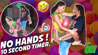 BALLOON POP CHALLENGE! | NO HANDS