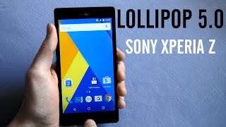 Sony Xperia Z Android 5.0 Lollipop CM12