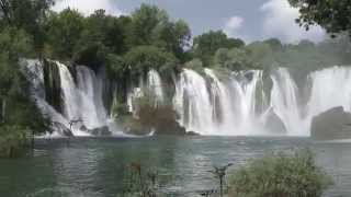 018 Босния и Герцеговина водопады КРАВИЦЕ road journey tourism mountains туризм путешествие отдых