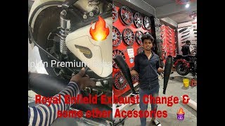 Royal Enfield Classic 350 - change exhausts & some other Accessories From Royal  bullet in Karolbagh