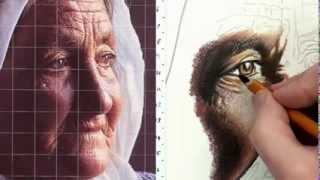 Графика: Рисуем портрет цветными карандашами