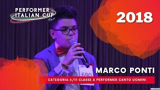 Marco Ponti - CATEGORIA 6/11 CLASSE A PERFORMER CANTO UOMINI