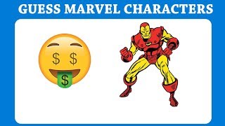 Guess  Marvel Characters from Emoji Challenge | Brain Puzzle