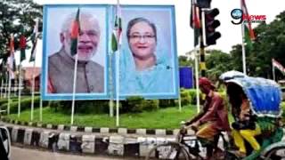 प्रधानमंत्री नरेंद्र मोदी की 'ऐतिहासिक' बांग्लादेश यात्रा । Hasina Receives Modi at Dhaka Airport