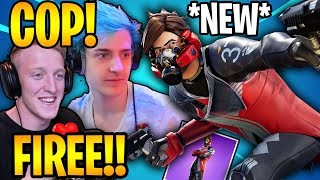 Streamers React to *NEW* *Unreleased* ETHER Skin Gameplay ! Fortnite Daily Moments