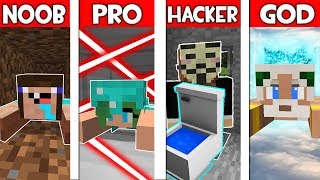 Minecraft NOOB vs PRO vs HACKER vs GOD: LOVE GIRL PRISON ESCAPE in Minecraft! Animation